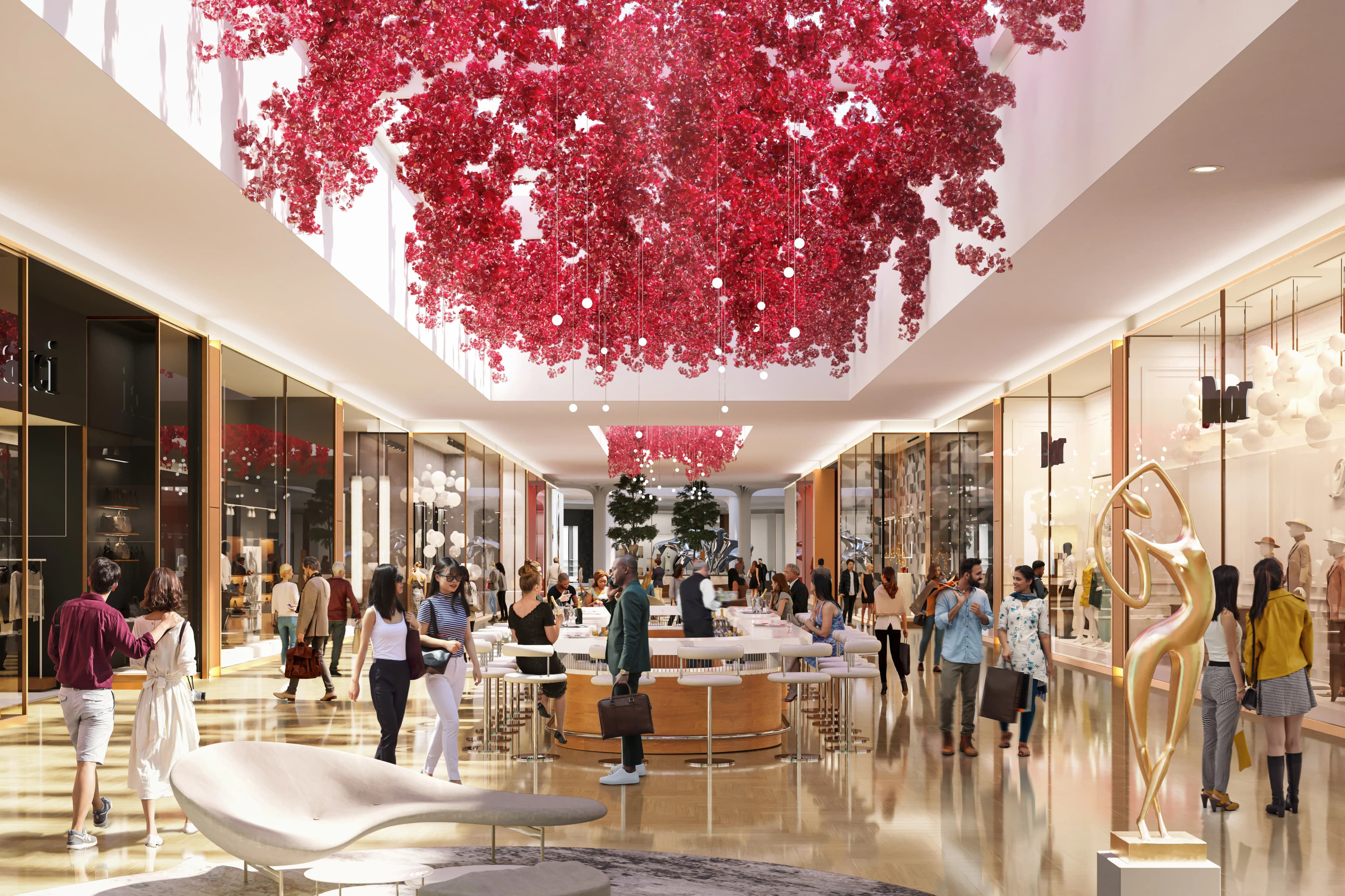 oakridge park shopping center interio