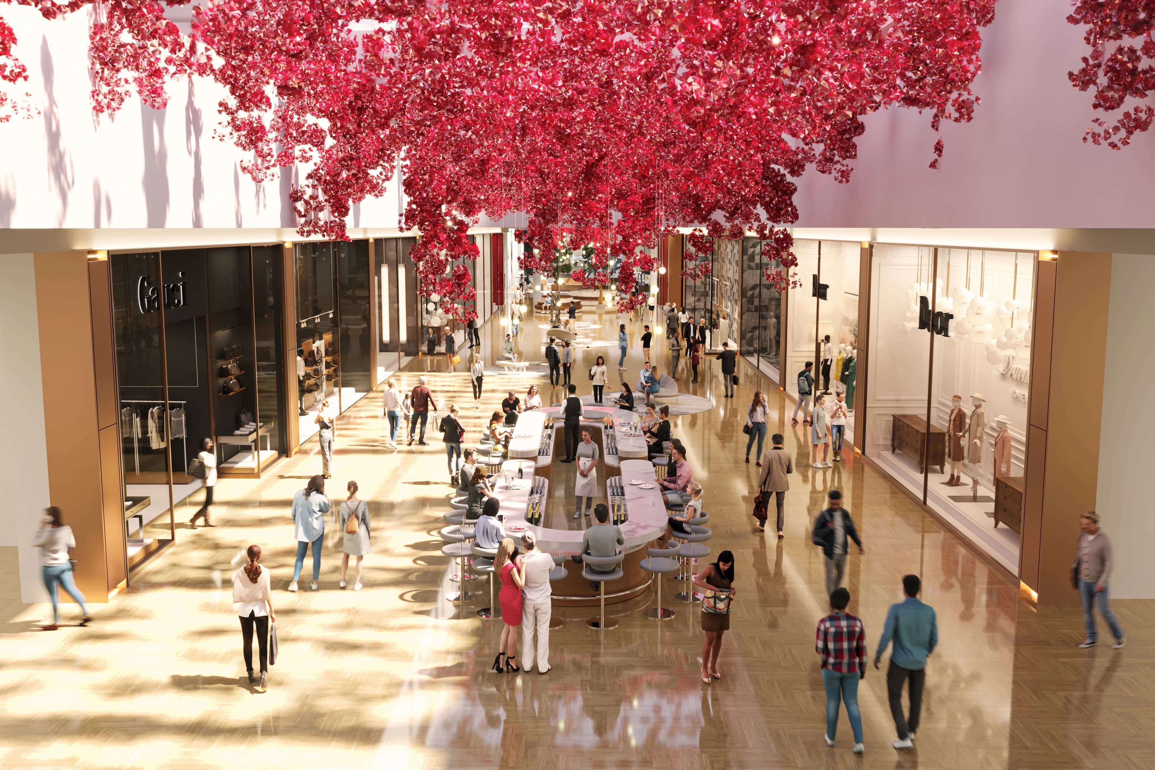 oakridge park shopping centre interior 2